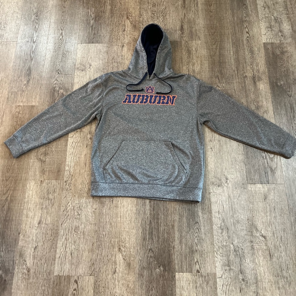 Auburn Tigers Champion Hoodie Sweatshirt Size Large gray